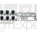 Kit de revision moteur F6L912 Deutz 6 Cylindres, pochette de joint complète. Deutz Fahr série FL912 - 02929968, 02929656