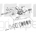 Joint spy pour orbitrol ZF tracteur Case IH 433, 533, 633, 644, 733, 743, 744, 745, 833, 844, 845, 856, 955, 956, 1055, 1056, 1255, 1455