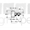 Galet de came pickup presse New-Holland 65, 67, S68, S69, 70, 71, 270, 270R, 271, 376, 377, 378, 565, 570, 841, 861, 920, 925, 935, 940, 945, Super 65, MF 105