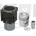 Kit cylindre piston moteur Deutz FL912, 93535960 monte d'origine Kolbenschmidt KS 02101175, 02137721, 02137726