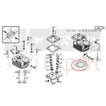 Joint 2.8 de culasse moteur Deutz F6L413, F8L413, F10L413, F10L413L, F12L413