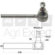 Rotule de direction tracteur Massey-Ferguson 133, 135, 135V, 140, 145, 145V, 145S, 152, 152F, 152S, 152V, 155, 158, 230, 240, 246, 250, 255, 260