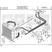 Durite supérieur de radiateur Manitou MLT632, MLT628 MONO ULTRA, MLT632 MONO ULTRA, MLT728, MLT628, MLT728 MONO ULTRA