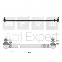 Barre de direction tracteur Case IH 654, 724, 824, 2RM avec direction manuel