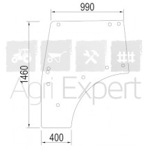 Vitre de porte Case série 2100.