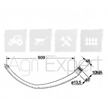 Axe de lame de gyrobroyeur Gyrax - M24 x 80 mm - adaptable