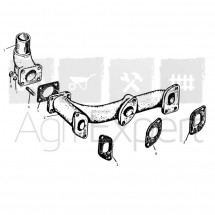 Ecrou M12X1.25 pour collecteur d'échappement tracteur AVTO MTZ 80, 82, 900, 920, Belarus 560, 562 