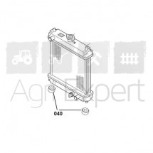 Silentbloc de radiateur Kubota B, BX, K, KH, KX, U, F, FZ, GF, ST, M, RTV, GZD, Schäffer, Bobcat