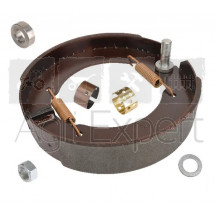 Kit de mâchoires de freins 400x80 pour remorque avec essieu ADR TA, TG, TN, type frein 40G, 408E, 40GR, référence 9RE0048