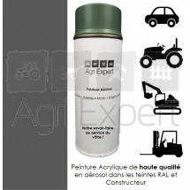 Aérosol peinture Gris foncé Claas bombe de retouche 400 ml utilisation Agricole, Engins de chantier, Chariot élévateur, Voiture, Moto, Camion ...