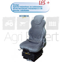 Siège pour enjambeurs et automoteur suspension mécanique SC250 M293 matière Tissu