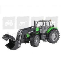 Tracteur Deutz Fahr Agrotron X720 avec chargeur frontal Bruder 