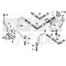 Joint torique pour distributeur Bosch 2 trous tracteur Case IH 946, 1046, 1246, 1255, 1255XL, 1455, 1455XL