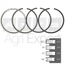 Jeux de segments +0.020'' moteur David-Brown CASE AD3/55, AD4/49, AD4/55, AD4/55T, AD6/55, AD6/55T