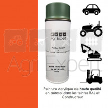 Aérosol peinture Orange matériel Howard bombe de retouche 400 ml, teinte spécifique pour matériel agricole et TP